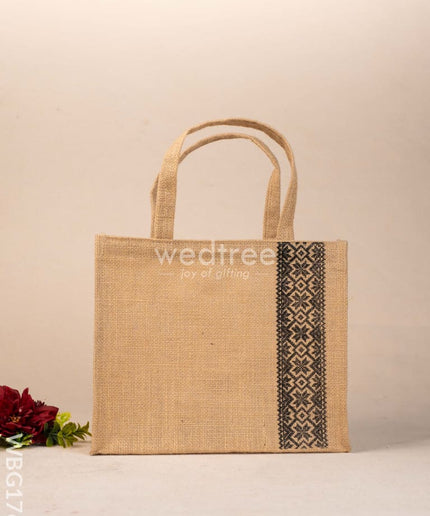 Jute Bag - Cream - WBG1768 Jute Bags