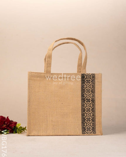 Jute Bag - Cream - WBG1768 Jute Bags