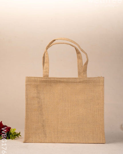 Jute Bag - Cream - WBG1768 Jute Bags