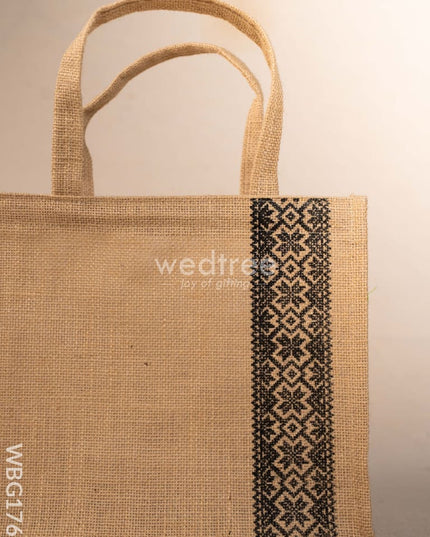 Jute Bag - Cream - WBG1768 Jute Bags