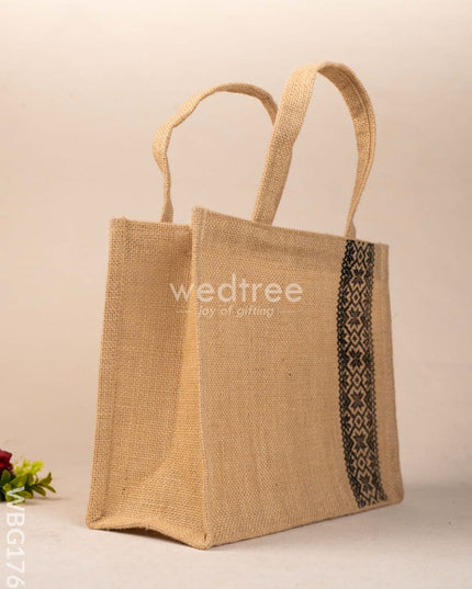 Jute Bag - Cream - WBG1768 Jute Bags