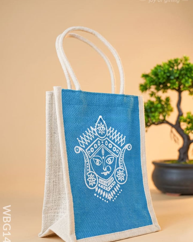 Jute Bag - Durga Print - WBG1410 - Jute Bags