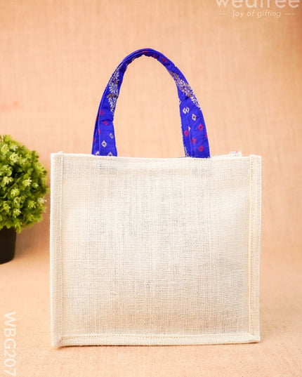 Jute Bag - Elephant Design - 9 inch - WBG2073 - Jute Bags