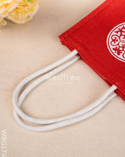 Jute Bag - Floral Design - WBG1766 Jute Bags