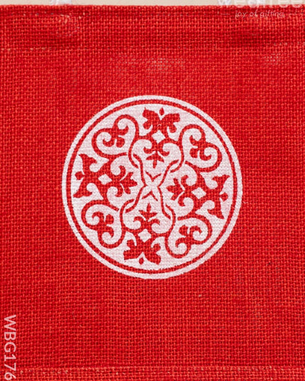 Jute Bag - Floral Design - WBG1766 Jute Bags