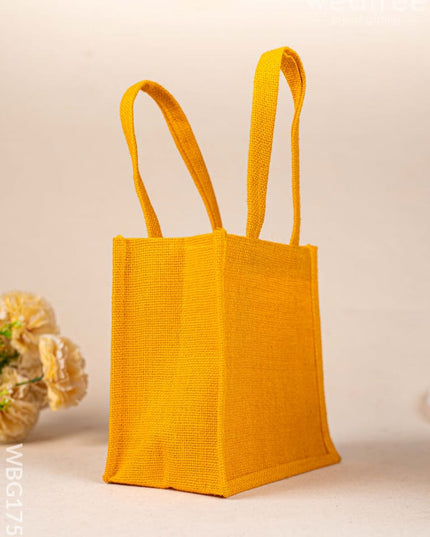 Jute Bag - Flower Design - WBG1751 Jute Bags