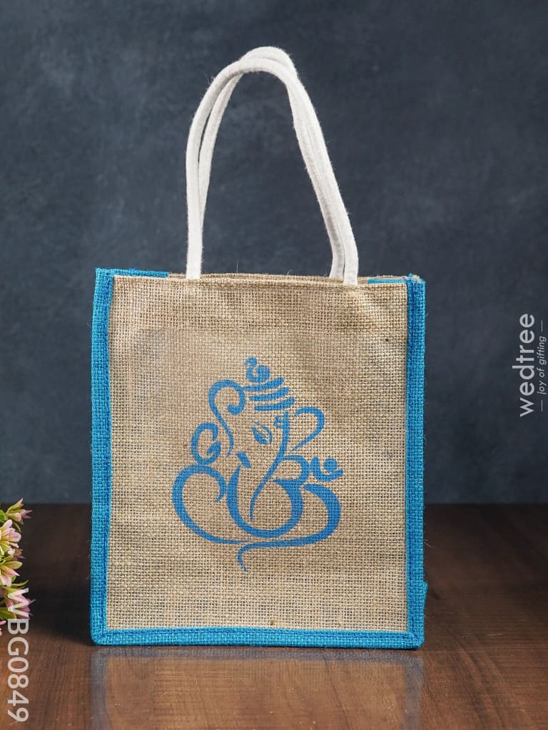Jute Bag - Ganesh Printed Wbg0849 Bags