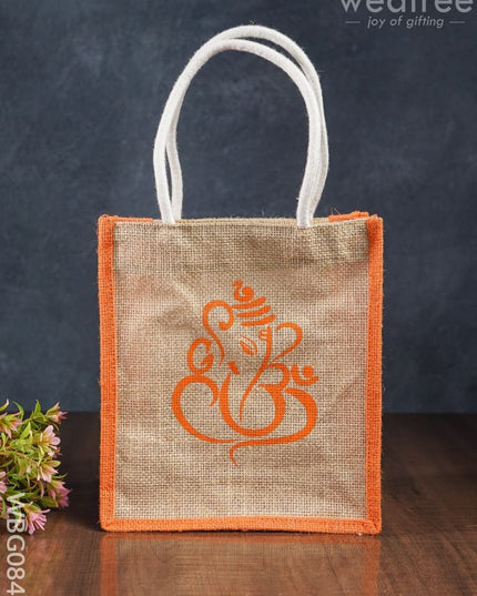Jute Bag - Ganesh Printed Wbg0849 Bags