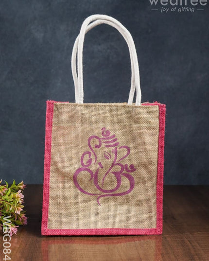Jute Bag - Ganesh Printed Wbg0849 Bags
