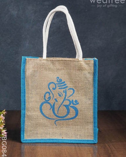 Jute Bag - Ganesh Printed Wbg0849 Bags