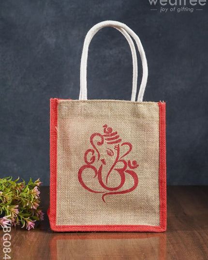 Jute Bag - Ganesh Printed Wbg0849 Bags