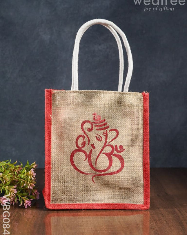 Jute Bag - Ganesh Printed Wbg0849 Bags