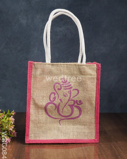 Jute Bag - Ganesh Printed Wbg0849 Bags