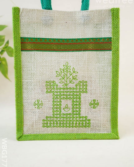 Jute Bag - Tulasi Maadam - WBG1775 - Jute Bags