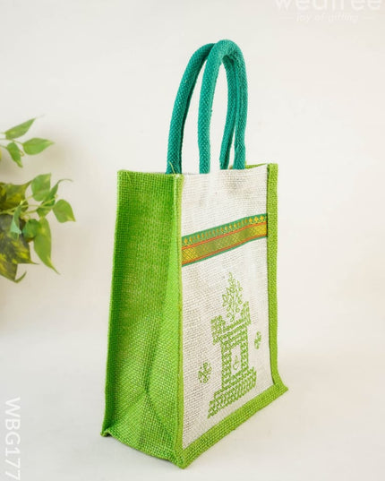 Jute Bag - Tulasi Maadam - WBG1775 - Jute Bags