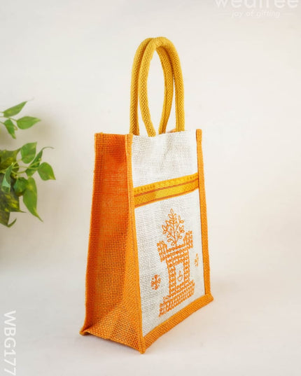 Jute Bag - Tulasi Maadam - WBG1775 - Jute Bags