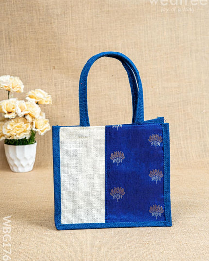 Jute Bag with Contrast Border - WBG1762 - Jute Bags