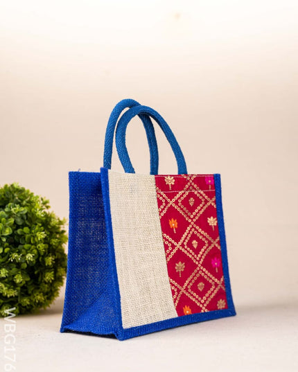 Jute Bag - Pink Border - WBG1762 Jute Bags