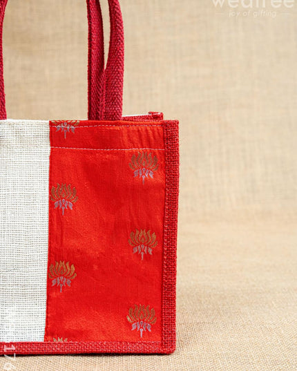 Jute Bag with Contrast Border - WBG1762 - Jute Bags