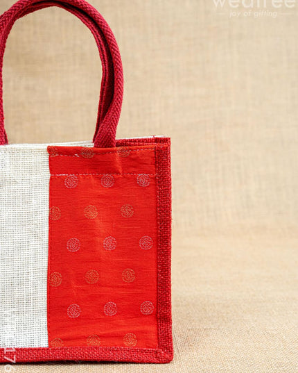 Jute Bag with Contrast Border - WBG1762 - Jute Bags