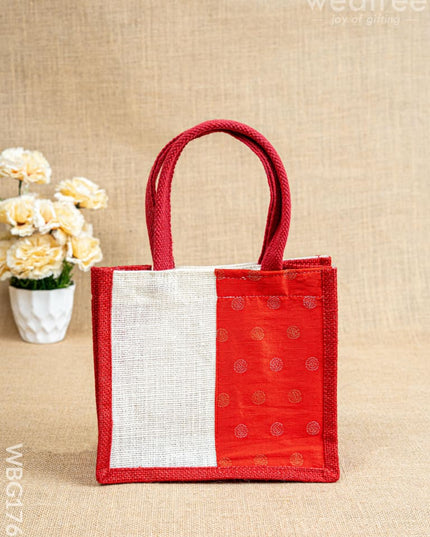 Jute Bag with Contrast Border - WBG1762 - Jute Bags