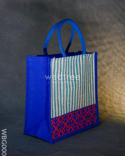 Jute Bag With Floral Patterns - Wbg0003 Bags