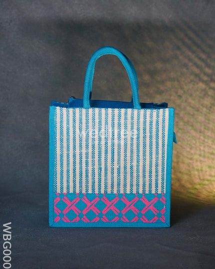 Jute Bag With Floral Patterns - Wbg0003 Bags