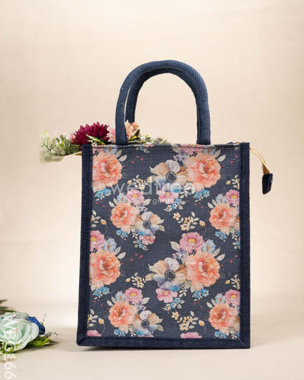 Printed Jute Bag - WBG1663 Jute Bags