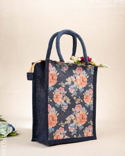 Printed Jute Bag - WBG1663 Jute Bags