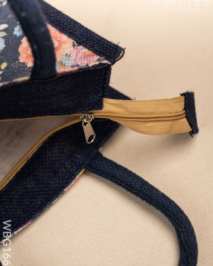 Printed Jute Bag - WBG1663 Jute Bags