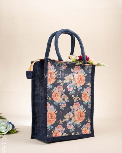 Printed Jute Bag - WBG1663 Jute Bags