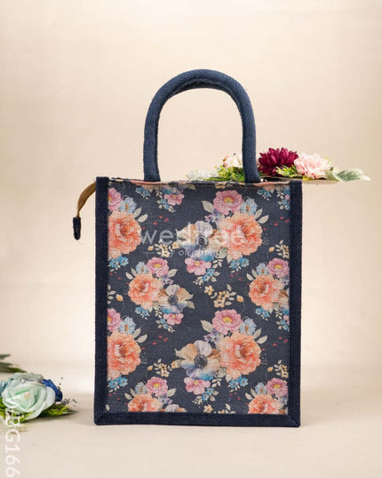 Printed Jute Bag - WBG1663 Jute Bags
