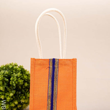 Jute Bag with Lace - WBG1753 Jute Bags
