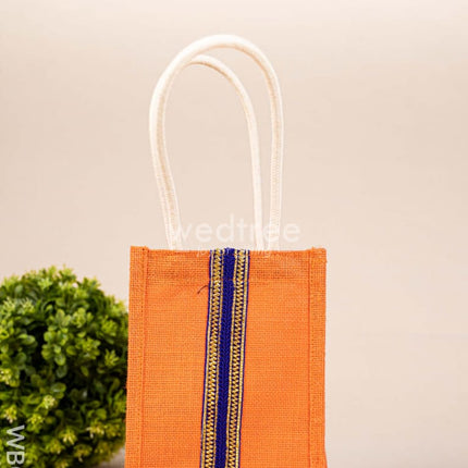 Jute Bag with Lace - WBG1753 Jute Bags