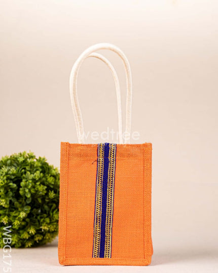 Jute Bag with Lace - WBG1753 Jute Bags