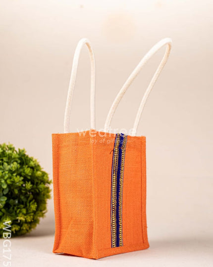 Jute Bag with Lace - WBG1753 Jute Bags