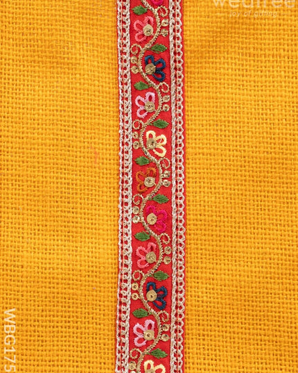 Jute Bag with Lace - WBG1753 - Jute Bags