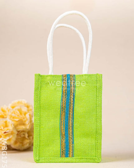 Jute Bag with Lace - WBG1753 Jute Bags