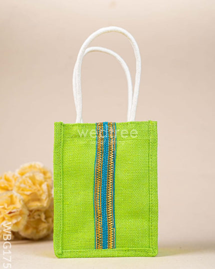 Jute Bag with Lace - WBG1753 Jute Bags