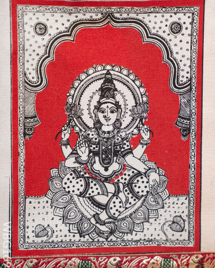 Jute Bag with Madhubani Print - WBG1698 Jute Bags