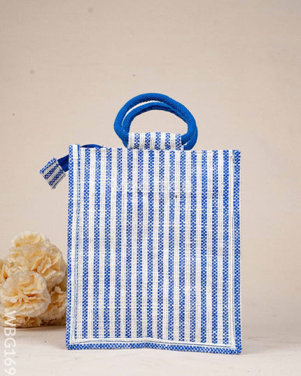 Jute Bag with Madhubani Print - WBG1698 Jute Bags