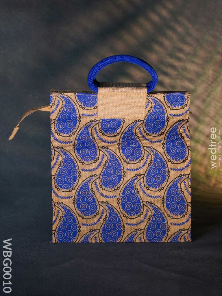 Jute Bag With Mango Prints - Wbg0010 Bags