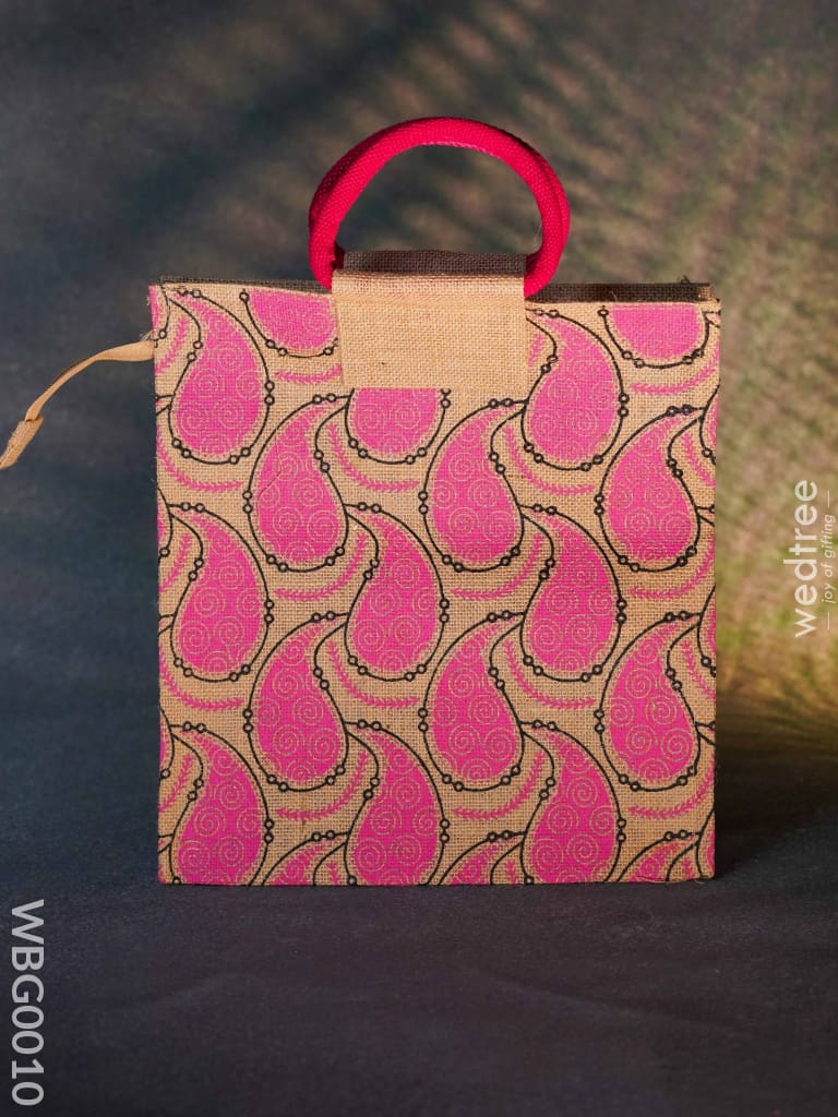 Jute Bag With Mango Prints - Wbg0010 Bags
