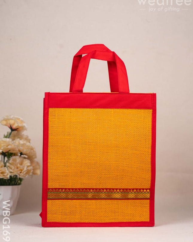 Jute Bag with Non Woven Fabric - WBG1695 Jute Bags