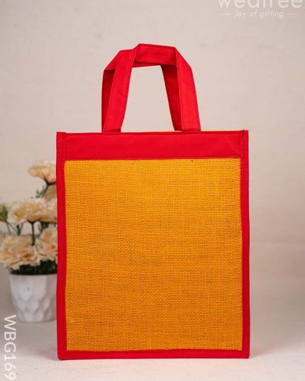 Jute Bag with Non Woven Fabric - WBG1695 Jute Bags