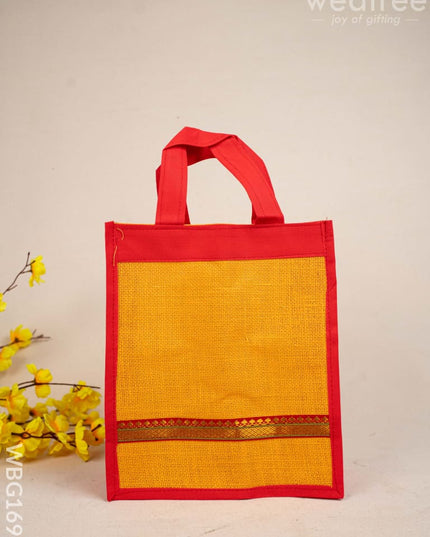 Jute Bag with Non Woven Fabric - WBG1695 - Jute Bags
