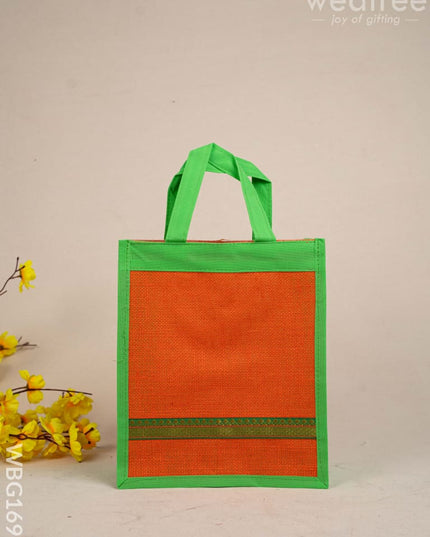 Jute Bag with Non Woven Fabric - WBG1695 - Jute Bags