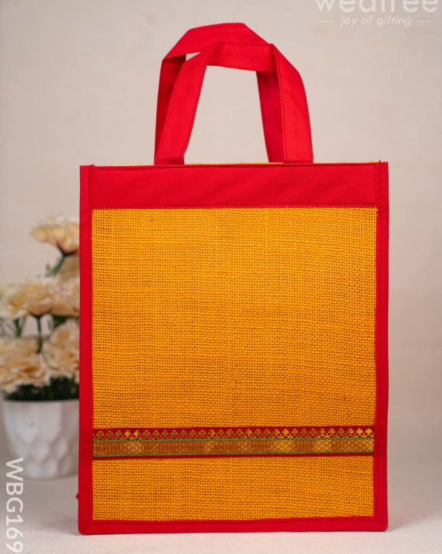 Jute Bag with Non Woven Fabric - WBG1695 Jute Bags