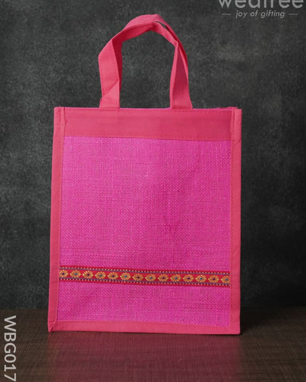 Jute Bag With Nonwoven Fabric - Wbg0173 Bags