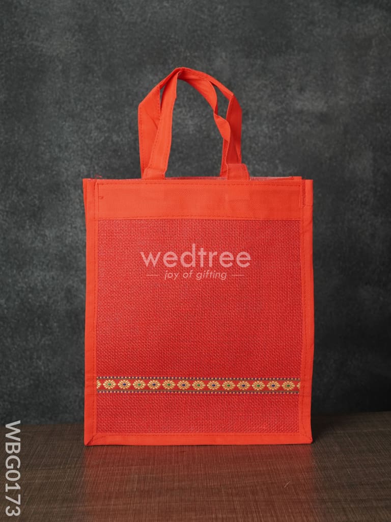 Jute Bag with Nonwoven Fabric WBG0173 – Wedtree